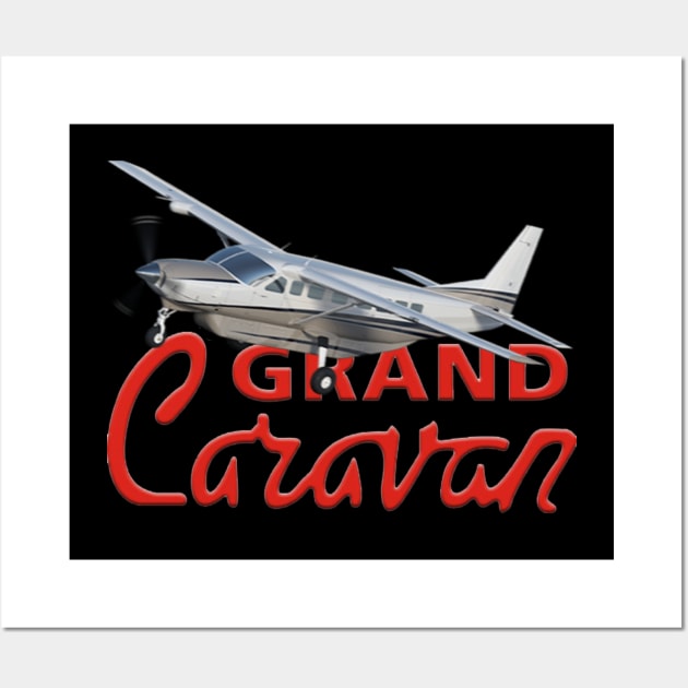 Grand Caravan in flight Wall Art by Caravele